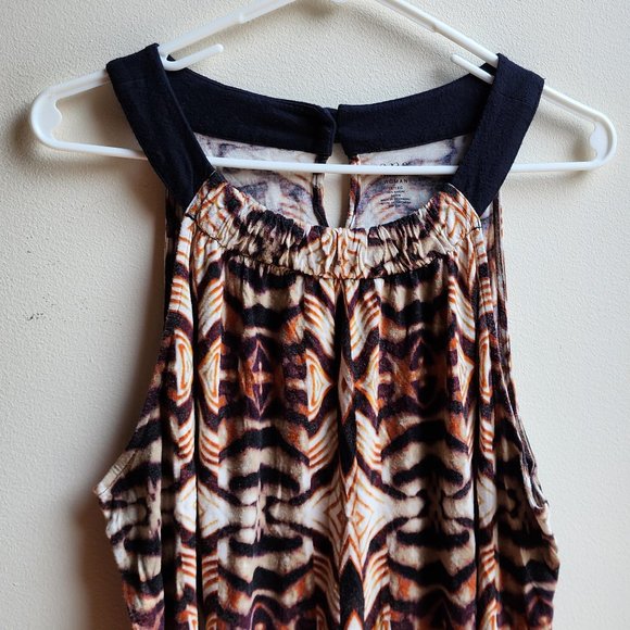 a.n.a Woman Animal Print Halter Tank Top Size 1X - Picture 6 of 16